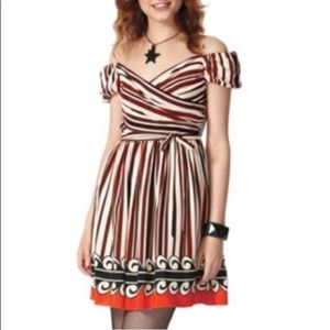 Anna Sui silk off shoulder Jenny dress